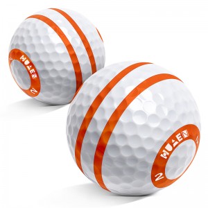 HUAEN Golf O-Ball (3 Pack,6Pack,) white ,standard