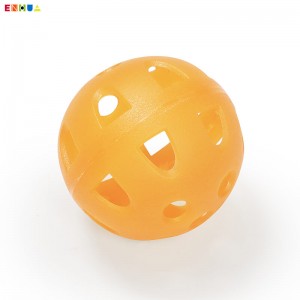 42 mm de subministración de fábrica de cores de plástico barato pelotas de golf fluxo de aire oco práctica de golf de adestramento pelotas deportivas dureza axustable OEM/ODM