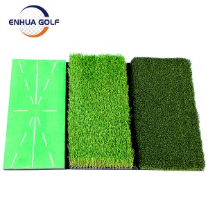 Golf Hitting Mat |Turf Impact Exclusive miaraka amin'ny Mat Practice Turf Synthetic Premium