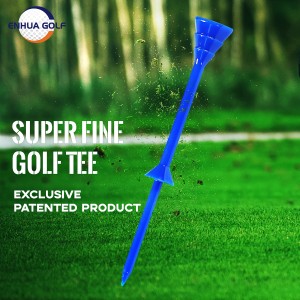 Bekalan Kilang Reka bentuk baru 83mm Super nipis super tahan lama Golf Tee bahan PC rintangan super rendah berkualiti tinggi