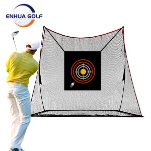 Red de adestramento de golf Portátil Práctica de golf plegable Jaula de golpeo Red de columpio Deportes ao aire libre Material de golf