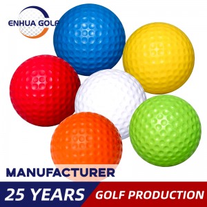 Customized Printing Logo High Quality PU Personalized blue practice personalized golf balls