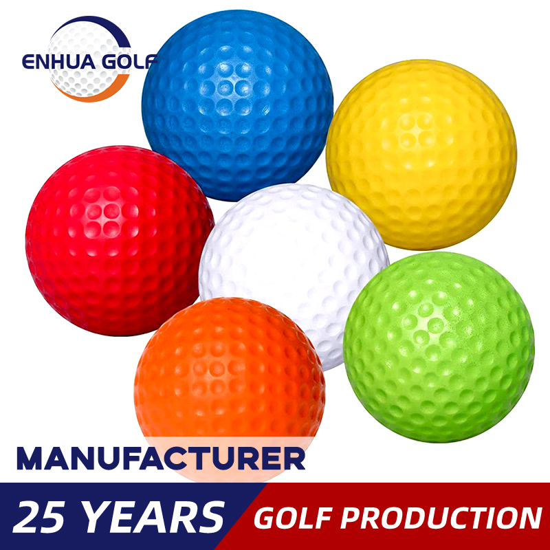 Customized Printing Logo High Quality PU Personalized blue practice personalized golf balls Featured Image