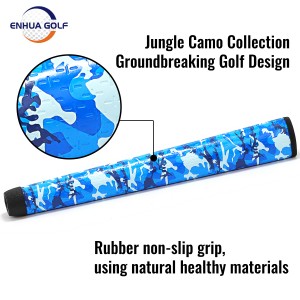 Kutulutsidwa Kwatsopano Patented Putter Grip Manufacturer camouflage color Golf Putter Grip Pure Handmade Club Grips OEM