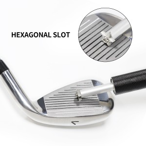 Latest design Golf Club Cleaning Sharpener Multifunctional Golf Putter groove Sharpener Magnetic bulkle Suitable for U/V-groove