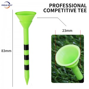 رخيصة Big Cup Golf Tee مع خطوط توريد المصنع 83mm PC Plastic Golf Tee رخيص بالجملة Durable Eco-friendly
