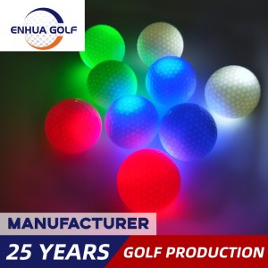 Golf Light Up LED Pelotas de golf Practice Custom White 42mm