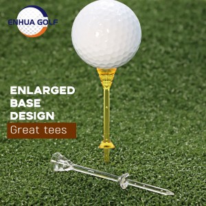 Tee de golf de 83 mm de grosor Tee de golf de grosor Tee de golf de plástico Super fino e de baixa resistencia