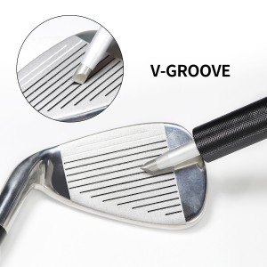 Cel mai recent design Ascuțitor pentru curățarea clubului de golf Multifuncțional Golf Putter Groove Ascuțitor Groove magnetic Potrivit pentru U/V-groove