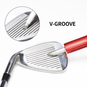最新のデザイン ゴルフクラブクリーニングシャープナー 多機能ゴルフパター溝シャープナー 磁気バルクル U/V溝に適しています