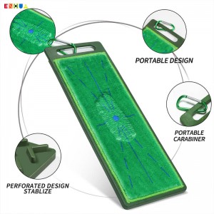 Enhua Factory Super Anti-slip New design Swing Path Trainer – Instant Feedback Mini Lightweight Hittting Mat Hand-held Reliable Manufacturer