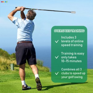 Golf | Swing Speed Training System | Gain Swing Speed and 20 Yards | Speed Sticks used by Padraig Harrington | Includes Free Online Training
