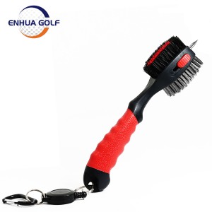 Golf Club Brush Cleaner na Retractable Groove Sharpener Cleaning Kit Washer Tool Mga Sports Accessories