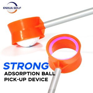 New Arrival Aluminum Telescopic Golf Ball Retriever for Water with Golf Ball Grabber for Putter, Golf pick-up Accessories