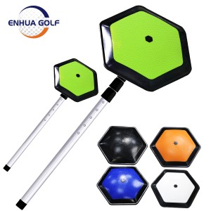 4 Wheels Casting Golf Gift Metal Blue Golf Travel Bag Support Rod System Pole nga may Golf Cover Bag