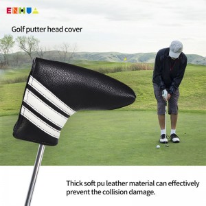 Günstige OEM/ODM PU-Leder-Golfschläger-Abdeckung Schutz Fabrikversorgung Garantierte Qualität Vintage Blade Putter Headcover
