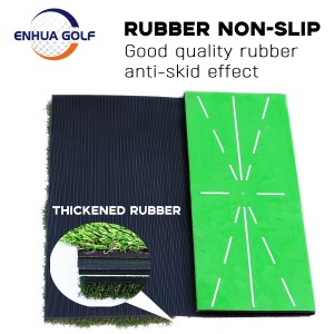 Tapete de golf |Césped de impacto exclusivo con tapete de práctica de césped sintético premium
