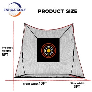 Golf Training Net Portable Golf Folding Practice Hitting Cage Swing Net Outdoor Sports Supplies