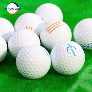 အရည်အသွေးမြင့် 2 3 4 အလွှာ စိတ်ကြိုက် Urethane Soft Tournament အစစ်အမှန်ဂိမ်းဘောလုံးအကွာအဝေး Golf Ball