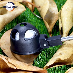 Nouvelle Arrivée Portable Télescopique Balle De Golf Retriever Picker Grabber Verrouillage Automatique Scoop conception