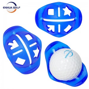Marcatore per disegno a tratteggio con pallina da golf di nuovo design impostato con 1 fornitore di fabbrica di strumenti di allineamento a penna