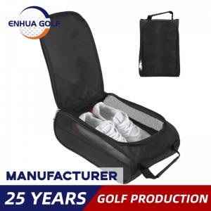 Breathable Nylon Shoe Storage Organizer Naka-zipper na Shoe Carrier Case Shoe Travel Bag