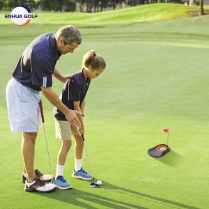 ການວາງ Cup Hole Putter Practice Trainer Aid Flag 1Set ສໍາລັບ Golf ໃນ / ກາງແຈ້ງ