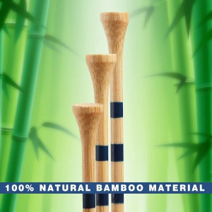 150 Pack Wooden Golf Tees With Customized Blister Package