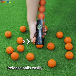 Zawod üpjünçiligi OEM / ODM Aç-açan plastik golf topy alyjy saýlaýjy Grabber, 21 sany “PU Ball” paketi