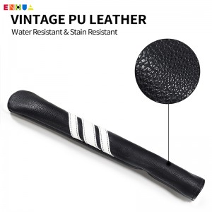 De Fine Quality Custom Pu Leather Golf Alignment Stick Protector Headcover