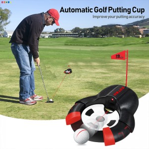 Golf Ball Training Aid Return System Kick Back Automatic Return Putting Cup Device