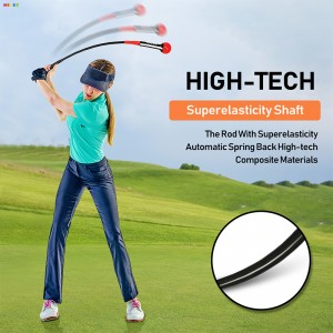 Hex Grip Hot-selling OEM ODM Factory Supply Golf  Swing Trainer Warm up Golf Practice stick Practice club Equipment