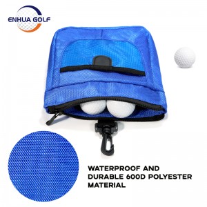 Bolsa de coiro impermeable de golf de coiro PU duradeiro personalizada