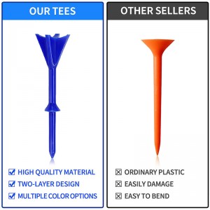 ОДМ/ОЕМ Нови долазак 4 канџе двослојни Биг Цуп Плус 83мм голф мајица произвођач јефтино прилагођено штампање логотипа високог квалитета јефтина цена
