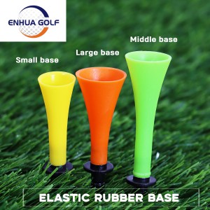 Tee de golfe profissional Step up Tee de plástico com chifre de golfe Acessório para ferramentas esportivas de golfe