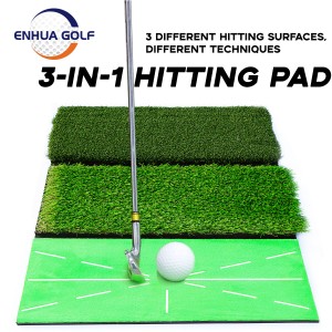 Golfin lyöntimatto |Ainutlaatuinen Impact Nurmi Premium Synteettisellä Turf Practice Matilla