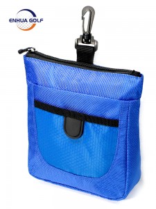 ગોલ્ફ ડીલક્સ વેલેટ બેગ સ્ટોરેજ કેસ વોટરપ્રૂફ સોફ્ટ કસ્ટમાઇઝ્ડ ગોલ્ફ ટી બ્રશ બેગ ગોલ્ફ ટી બેગ પાઉચ 600D પોલિસ્ટર+ફ્લીસ