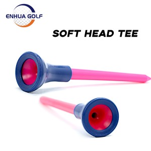 Aggiorna i tee da golf in plastica a tazza grande da 83 mm infrangibili da 3 1/4 di pollice per ridurre l'attrito sul tee di rotazione laterale per la pratica del golf