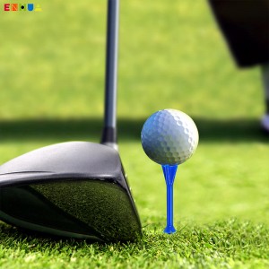 4 Prongs Plastic Golf Tees OEM ODM New Arrival Kaksikerroksinen 83mm golftee valmistaja halpa mukautettu logotulostus korkea laatu halpa hinta Kestävä Ympäristöystävällinen