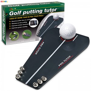 Indoor Golf Putting alignment aids Practice Black ABS Golf Putting Tutor High quality Cheap