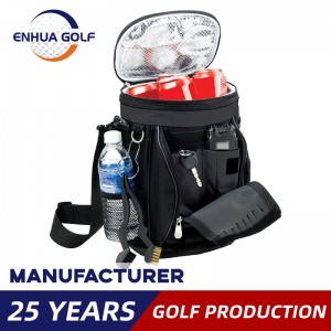 Гаранция за ниска цена от OEM Водоустойчив черен полиестерен охладител за чанта за голф