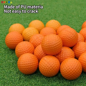 Tehdastoimitus OEM/ODM läpinäkyvä muovinen golfpallonnoutaja, 21 kpl harjoitus PU-pallopakkaus