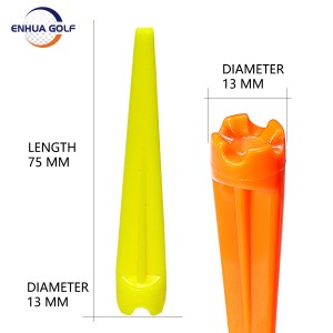 Hot selling high quality special design 75mm Ball Holder Golf Plastic Ball Tees