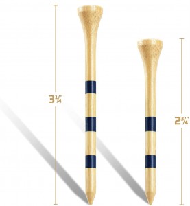 150 Pack Wooden Golf Tees With Customized Blister Package
