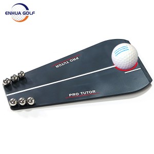 Indoor Golf Putting Aids allalignment Practice Black ABS Golf Putting Tutor High quality Cheap