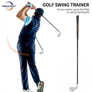 OEM/ODM #7 IJzeren clubs Swing Trainer Nieuw ontwerp Speed ​​Power Flex Golf Exerciser Training Aid Golf Trainer Stick Fabrikant