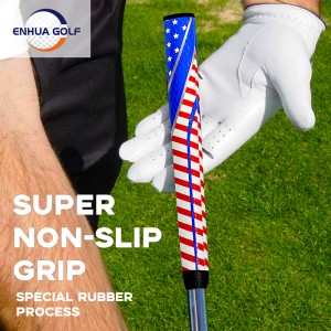 New design OEM Super Putter Grip Manufacturer Golf Glub Accessories Leather Golf Putter Grip Pure Handmade Club Grips
