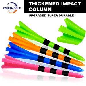 engros 5 kløer Kan tilpasses farverige plastik golf-t-shirts i høj kvalitet Holdbar 5 ben nul friktion