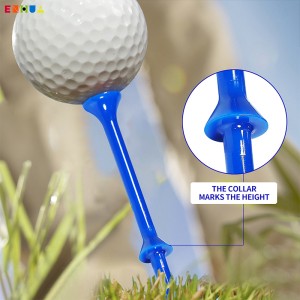 OEM ODM नयाँ आगमन डबल-डेक बिग कप प्लस 83mm गोल्फ टी निर्माता सस्तो कस्टम लोगो प्रिन्ट उच्च गुणस्तर सस्तो मूल्य टिकाऊ पर्यावरण-मैत्री