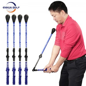 ការរចនាចុងក្រោយបង្អស់របស់ Golf Swing Guide Trainer Aid Smart Home Golf Simulator Stick Trainer Analyzer ឧបករណ៍កែតម្រូវការលៃតម្រូវដៃស្តាំ